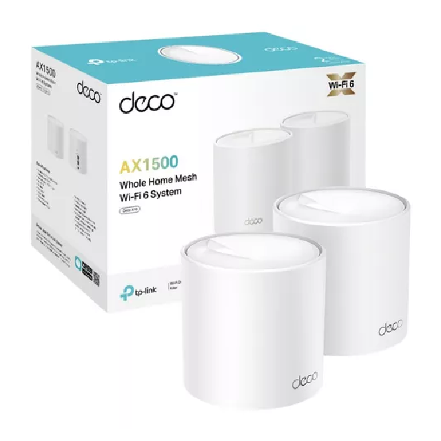 Sistema WiFi Mesh TP-Link Deco X10 Pack X2 AX1500 WiFi 6 Dual Band Gigabit