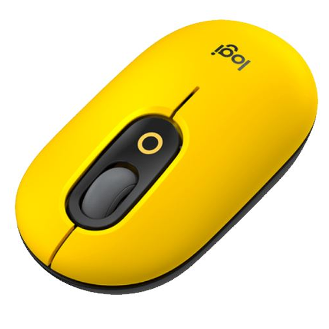 Mouse Logitech POP Black/Yellow Wireless 910-006549