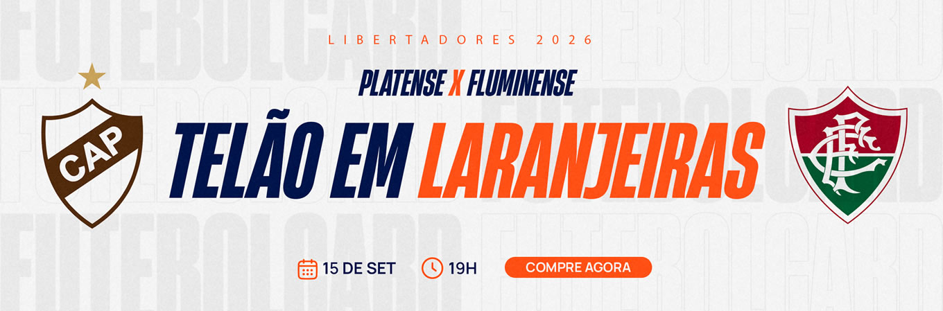 Telão Libertadores - Platense x Fluminense