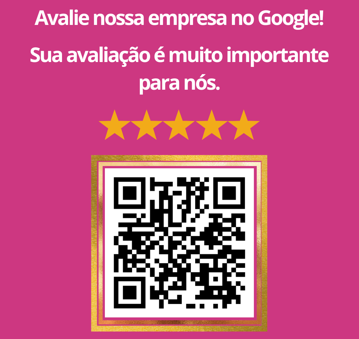 Nos Avalie no Google!