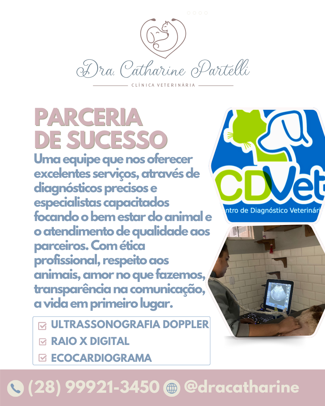 Ultrassom e Raio-X – Parceria com CDVet