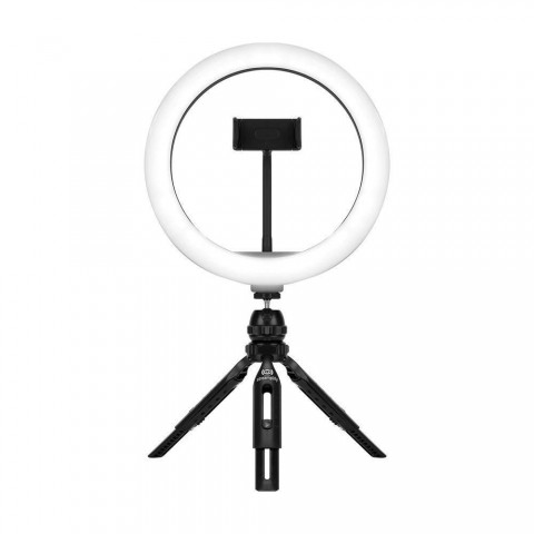 Ring Light de Mesa Preto Case Br