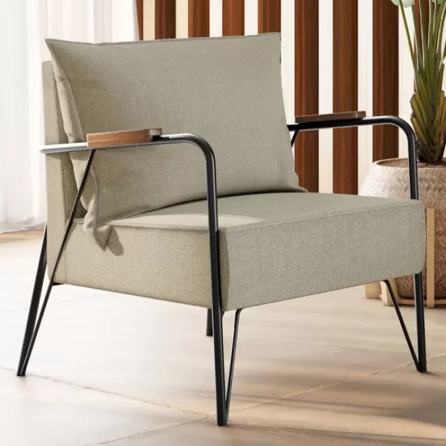 Poltrona Cecilia - Bege - Lumicool