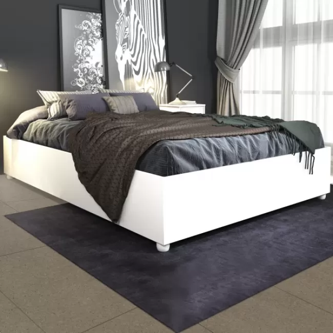 Cama de Casal Mônaco - Branco - Lumicool
