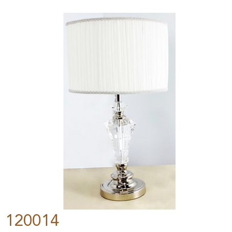 abajur cupula art deco prata g 64x35x35cm