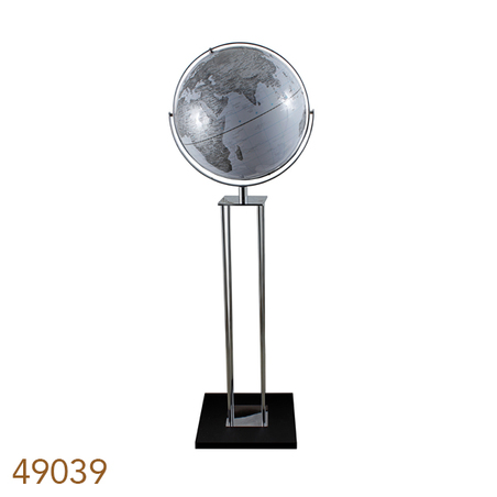 globo luminaria pedestal branco 140x43x43cm