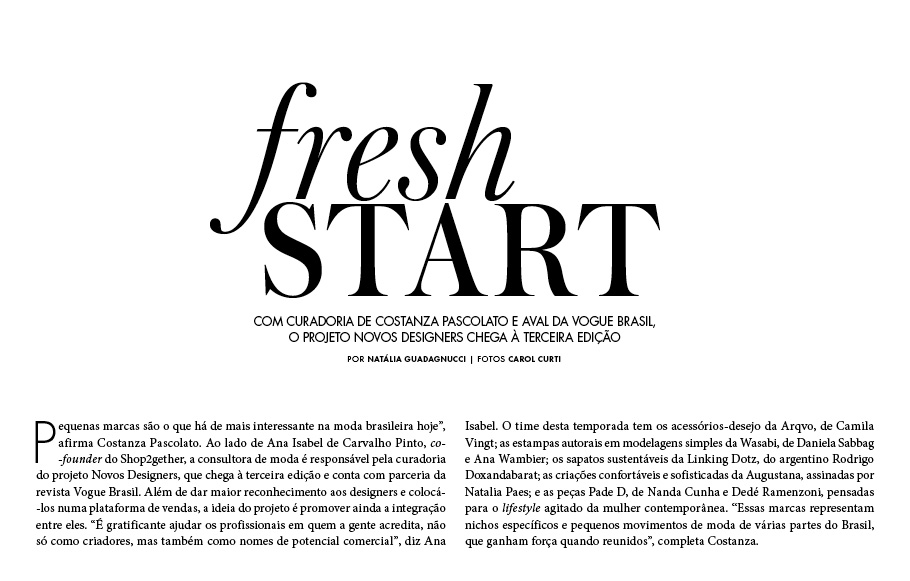 Inverno'19 - Novos Designers