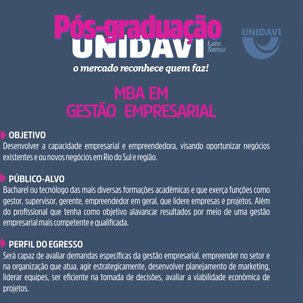 MBA em Gestão Empresarial