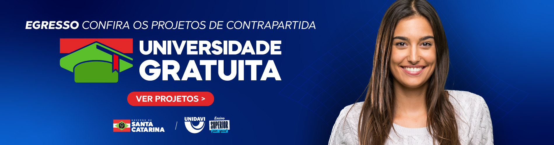 Projetos de Contrapartida do Programa Universidade Gratuita