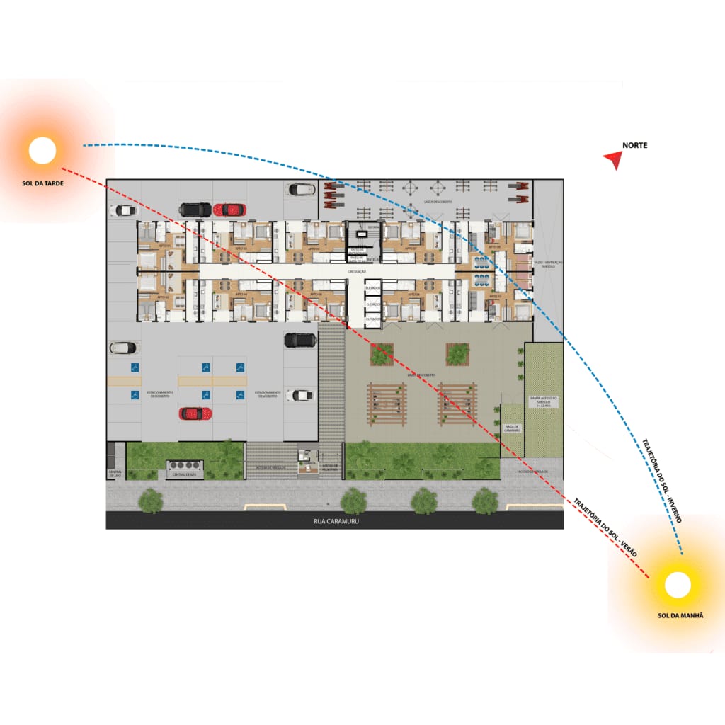 Perspectiva do Apartamento - Apartamento à venda, Zona 06, Maringá, PR (Referencia 2º andar) | ConsultAApê Imóveis Maringá