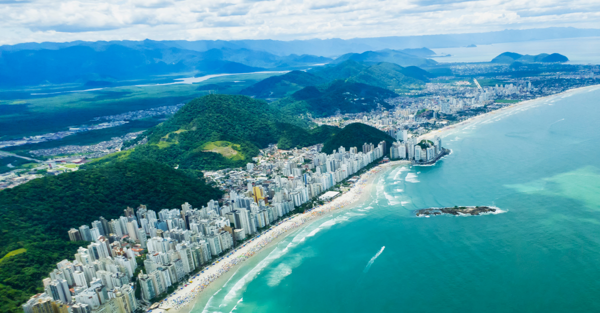 Ilustração de Jardim Acapulco Guarujá - SP