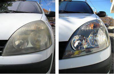 Polimento de faróis