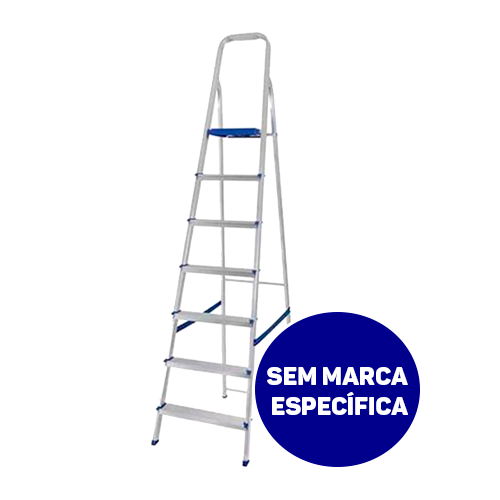 Escada de Alumínio 7 degraus