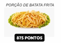 1 PORÇÃO DE BATATA FRITA