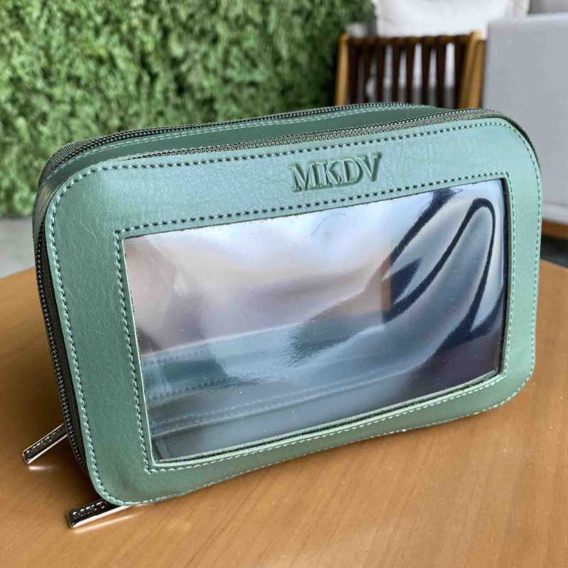 Necessaire Londres Verde Musgo