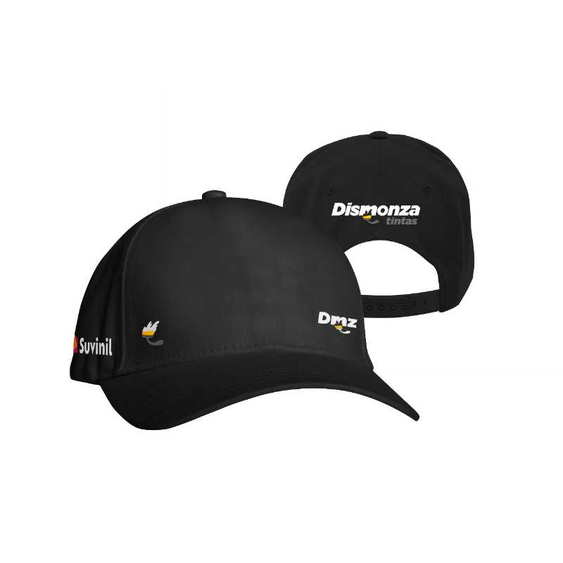  [AMAZONAS] - BONÉ PRETO MODELO PREMIUM