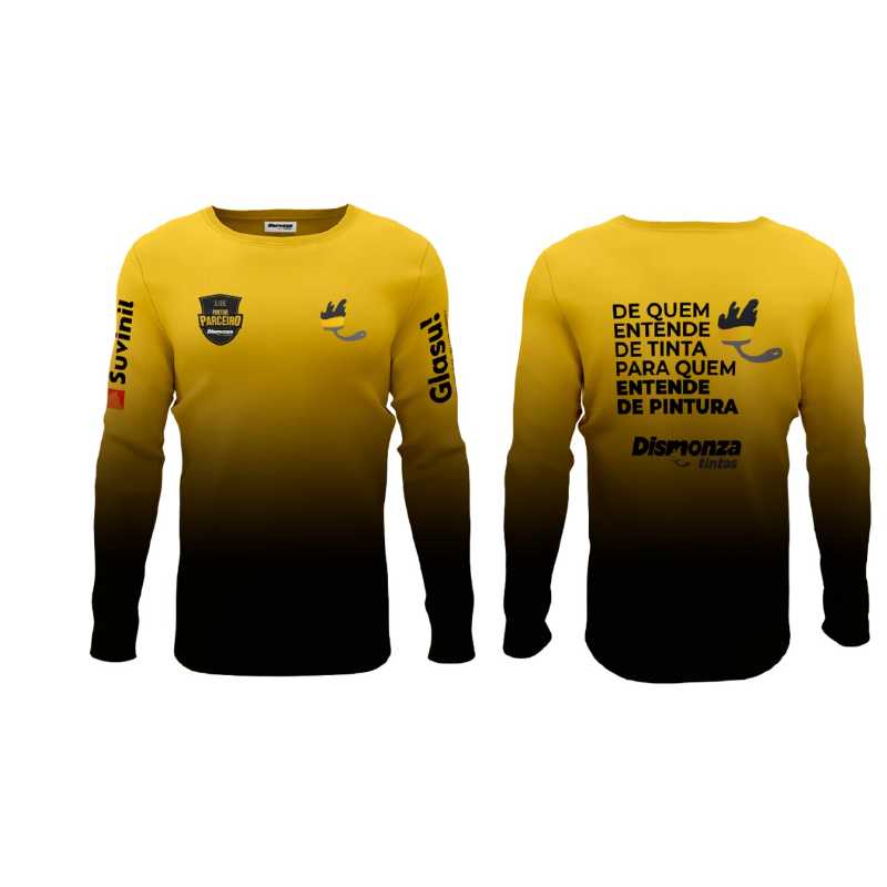 [AMAZONAS] CAMISA MANGA LONGA AMERELO DEGRADÊ 