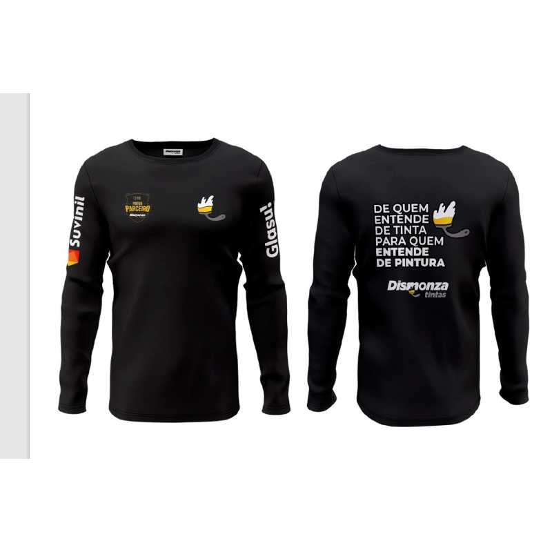 DISPONÍVEL [AMAZONAS] CAMISA MANGA LONGA PRETA