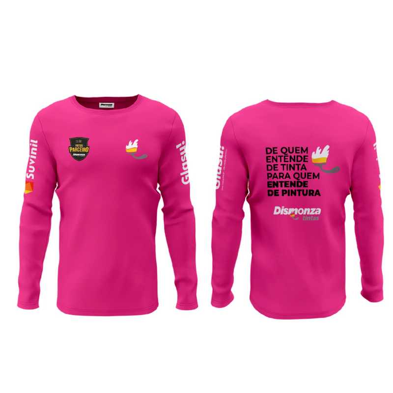 EM BREVE [AMAZONAS] CAMISA MANGA LONGA ROSA PINK  