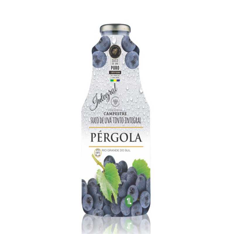Suco de Uva Tinto Integral Pérgola 1L