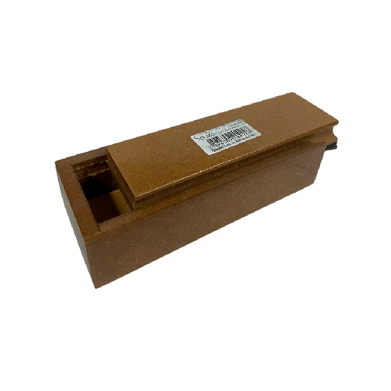 APAGADOR C/PORTA GIZ 18X7X5,5 MDF NATURAL SOUZA E CIA