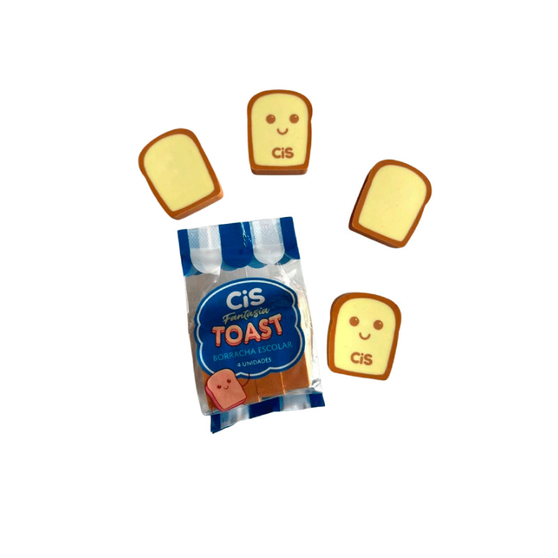 BORRACHA CIS FANTASIA TOAST C/4UN REF 57331
