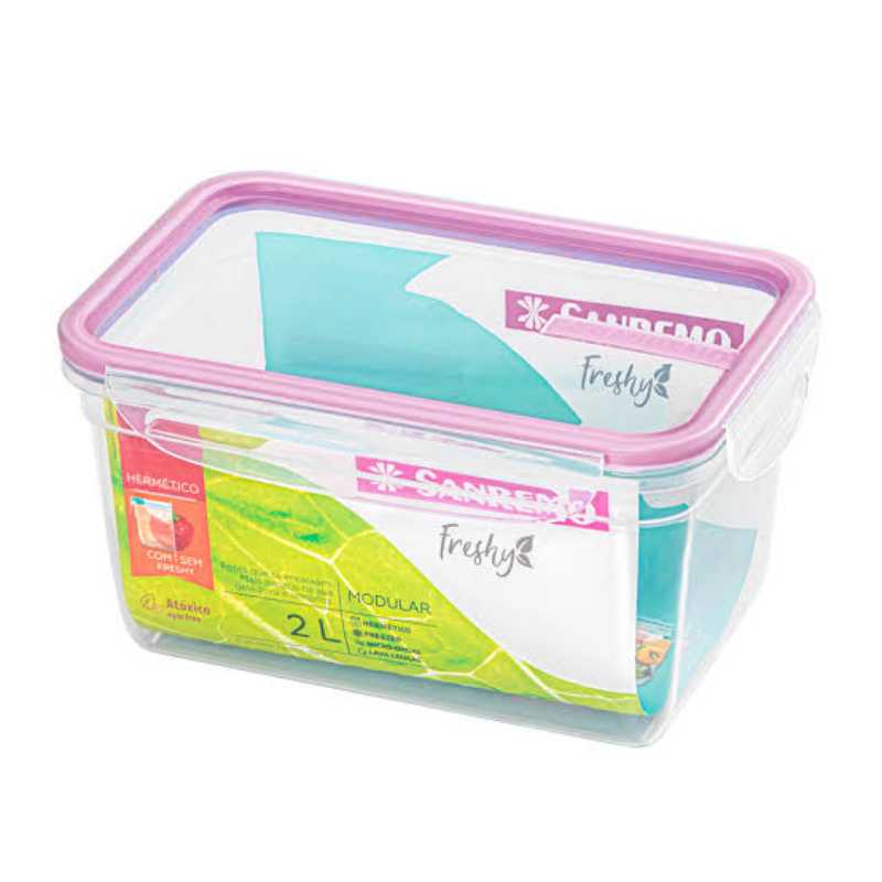 KIT POTE SANREMO COM 3 UNIDADES 1,3L *IMAGEM ILUSTRATIVA