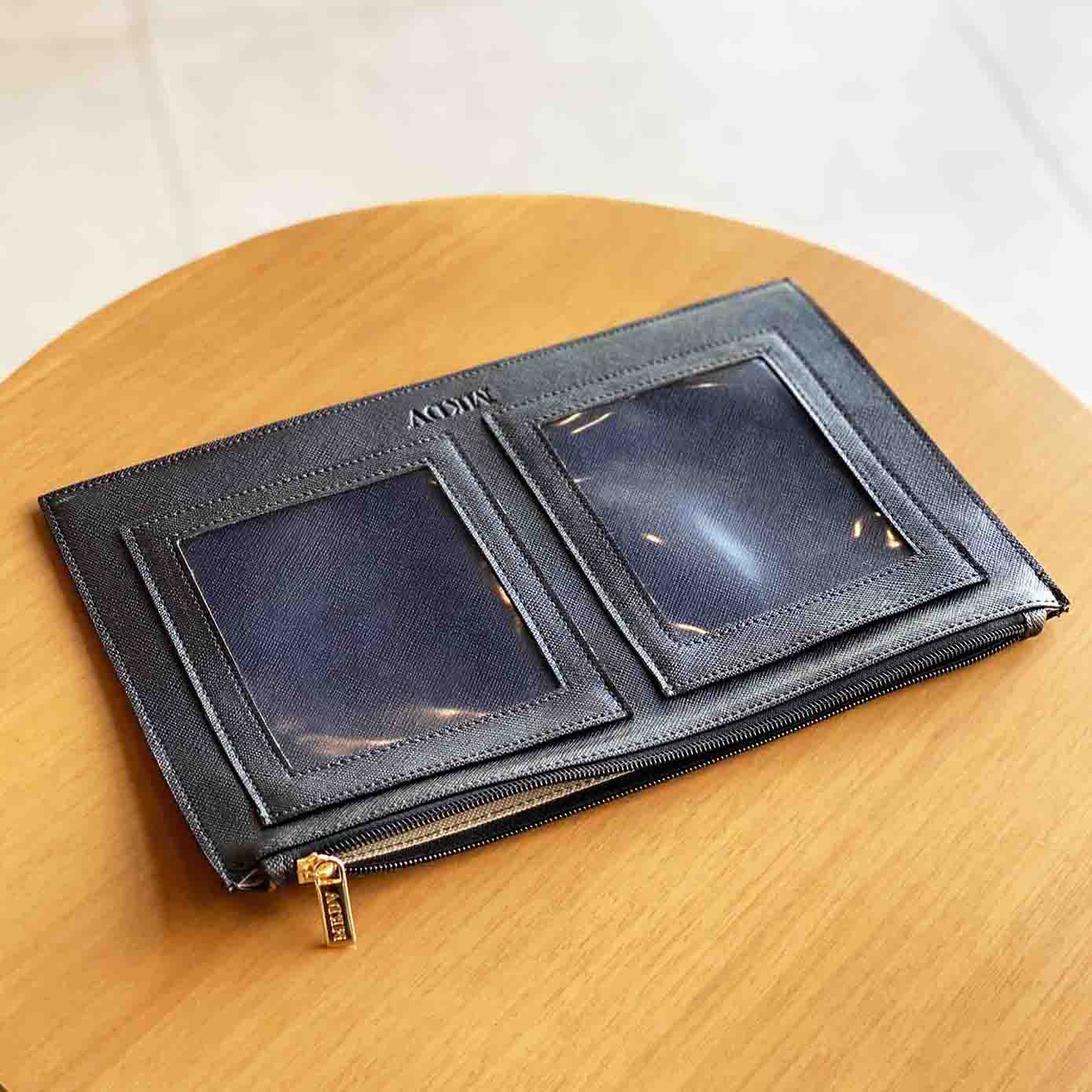 Porta Passaporte Pasta QUATRO Preto