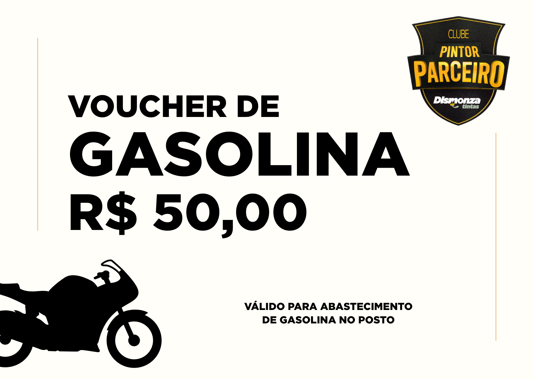 [RONDÔNIA] VOUCHER GASOLINA R$ 50,00