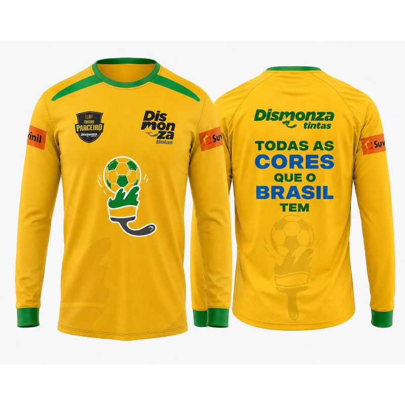 [AMAZONAS] - CAMISA  BRASIL  DISMONZA TINTAS  2026 - MASCULINA
