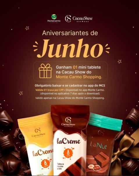 Presente Aniversariantes JUNHO