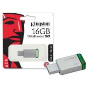 Foto de PEN DRIVE USB 3.1 KINGSTON DT50/16GB DATATRAVELER 50 16GB METAL VERDE