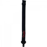 Foto de Correia para Instrumentos Nylon POLY STRAP Preta logo Vermelha FENDER