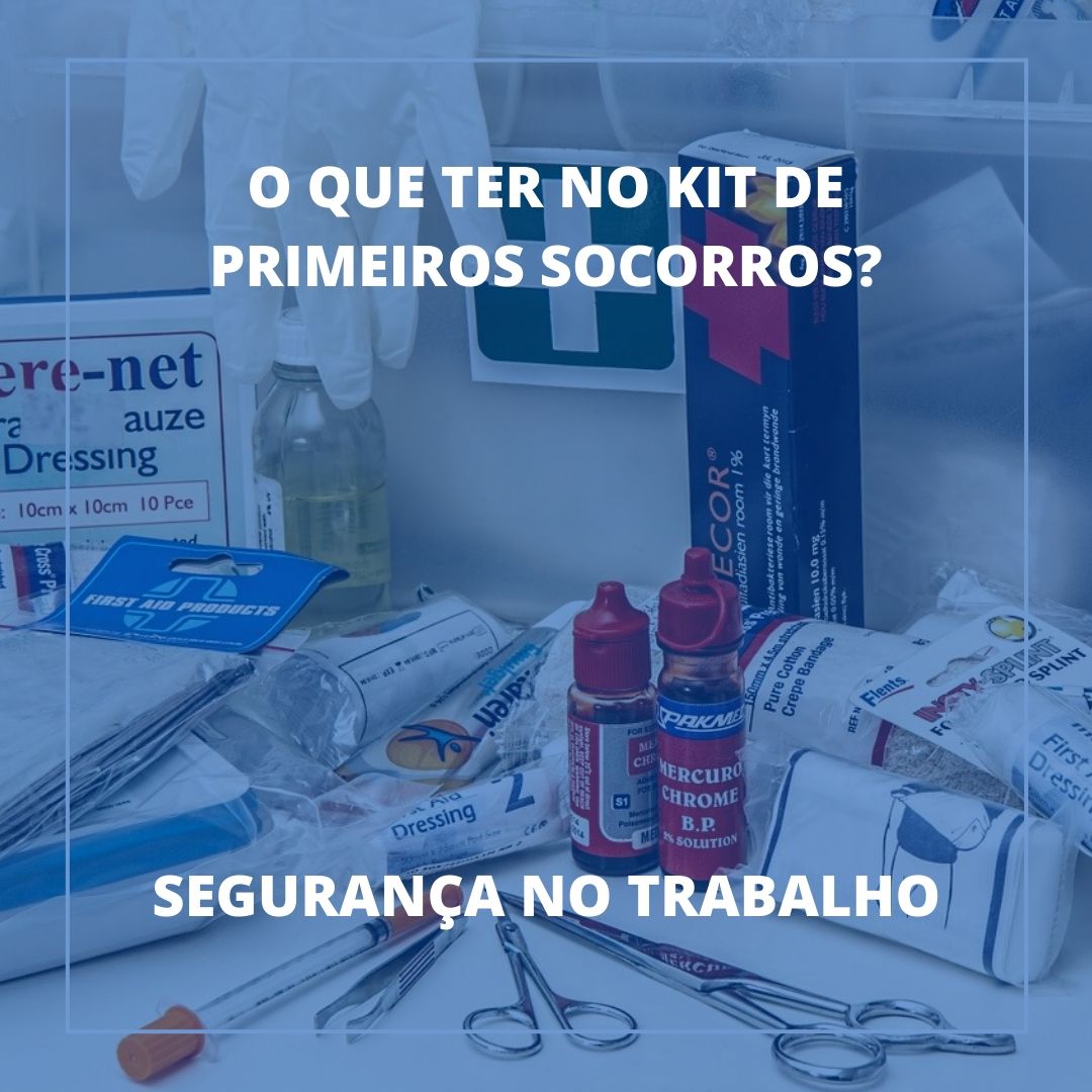 O que ter em um kit de primeiros socorros?