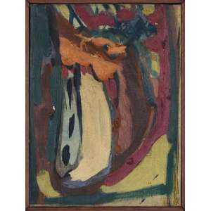 <b>JORGE GUINLE - Sem Título</b><br><br>óleo s/ tela, s/ ass. - (década de 1980) - Procedência: revista Módulo/Marcus Lontra Costa - 28 x 21 cm