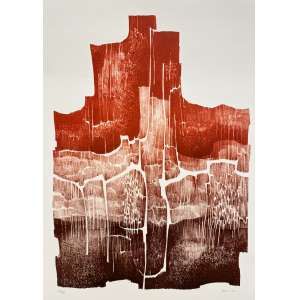 <b>RENINA KATZ - Sem Título</b><br><br>litografia em cores impressa s/ papel, ass. inf. dir. e n. 35/50 inf. esq. - 70 x 50 cm