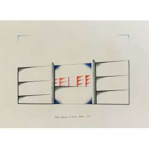 <b>MARIA DO CARMO SECCO - Sem Título</b><br>gravura em metal em cores impressa s/ papel, ass., dat. 1975 e n. 47/100 centro inf. - Procedência: Acervo Petite Galerie / Franco Terranova<br>50 x 70 cm