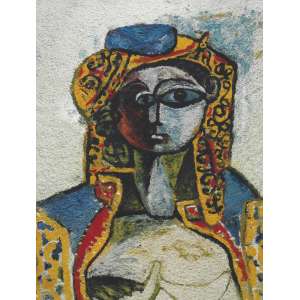 <b>VIK MUNIZ - Jacqueline after Picasso</b><br>fotografia digital - (2007) - (edição 1/6)<br>128 x 102 cm