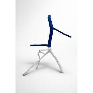 <b>VÉIO (CÍCERO ALVES DOS SANTOS) - Sem Título</b><br>escultura em madeira pintada, ass. na parte superior - com certificado de autenticidade assinado pelo artista<br>53,5 x 37 x 26 cm