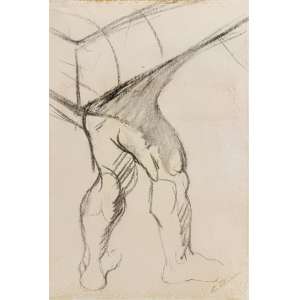 <strong>PORTINARI, Cândido - Pernas</strong><br><br>grafite s/ papel, ass. inf. dir.. (1938). com certificado de autenticidade manuscrito por Maria Victoria Portinari no verso e catalogado sob o n. 819 (FCO 128) no catalogue raisonné do artista<br>40 x 27 cm