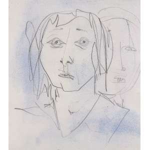 <strong>PORTINARI, Cândido - Mulher</strong><br><br>grafite e lápis de cor s/ papel, s/ ass.. (1945). com certificado de autenticidade manuscrito por Maria Victoria Portinari no verso e catalogado sob o n. 2353 (FCO 526) no catalogue raisonné do artista<br>25,3 x 22,5 cm