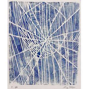 <strong>LUIS FELIPE - Composição</strong><br><br>xilogravura em cores impressa s/ papel de arroz, ass. inf. dir. e n. 2/4 inf. esq.<br>MI 29,5 x 25 cm / ME 34,5 x 29 cm