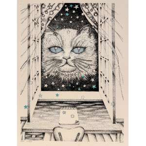 <strong>BIA - Gato</strong><br><br>serigrafia em cores impressa s/ papel, ass., dat. 1977 inf. dir. e n. 44/75 e P44/10 inf. esq.. Procedência: Acervo Petite Galerie<br>MI 51 x 39 cm / ME 70 x 50 cm