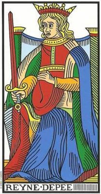 reina de espadas en el tarot