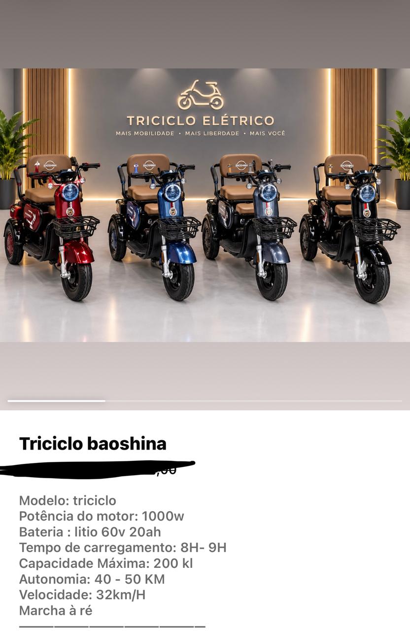 MOTO ELETRICA-TRICICLO