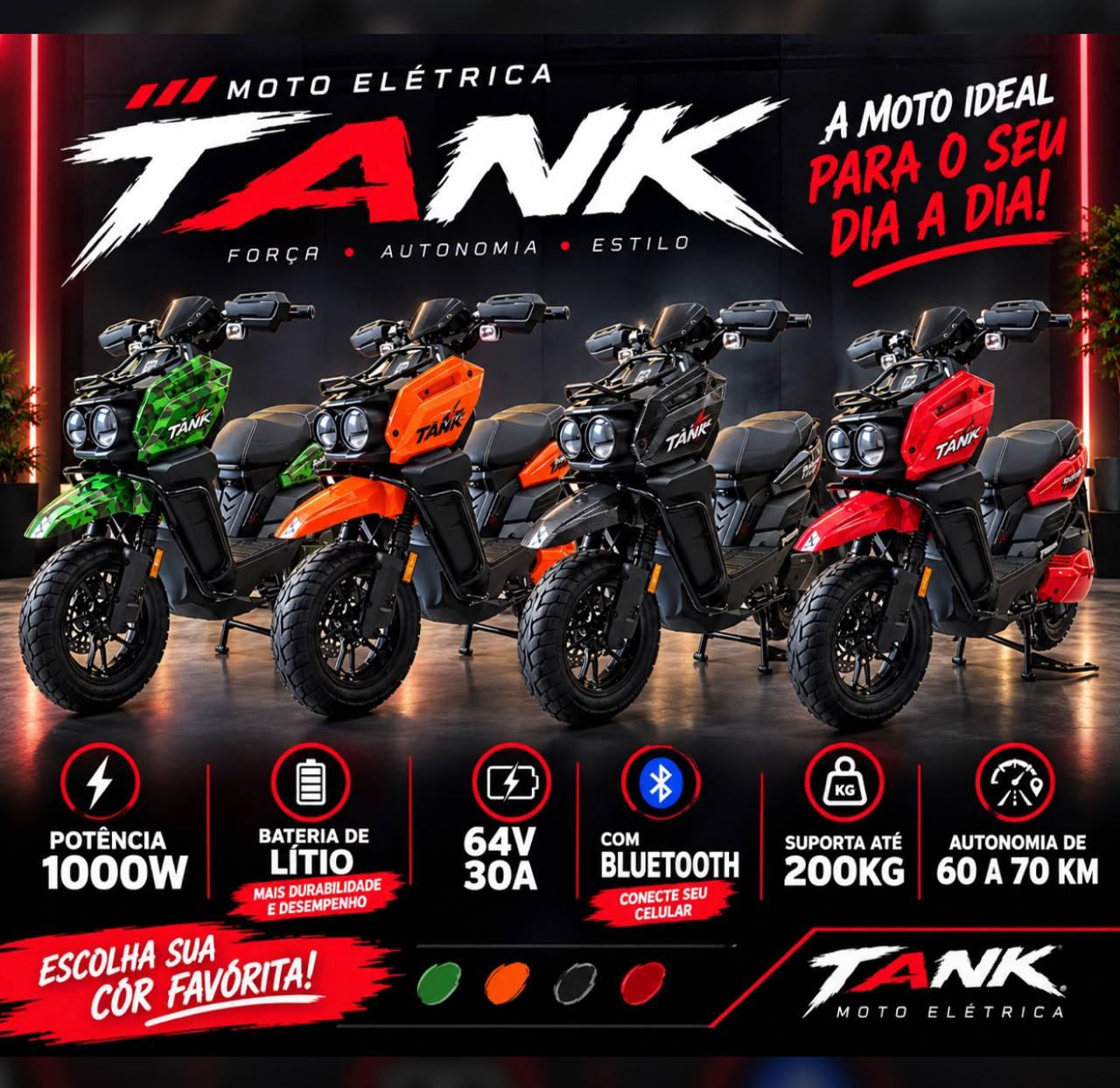 MOTO ELETRICA TANK