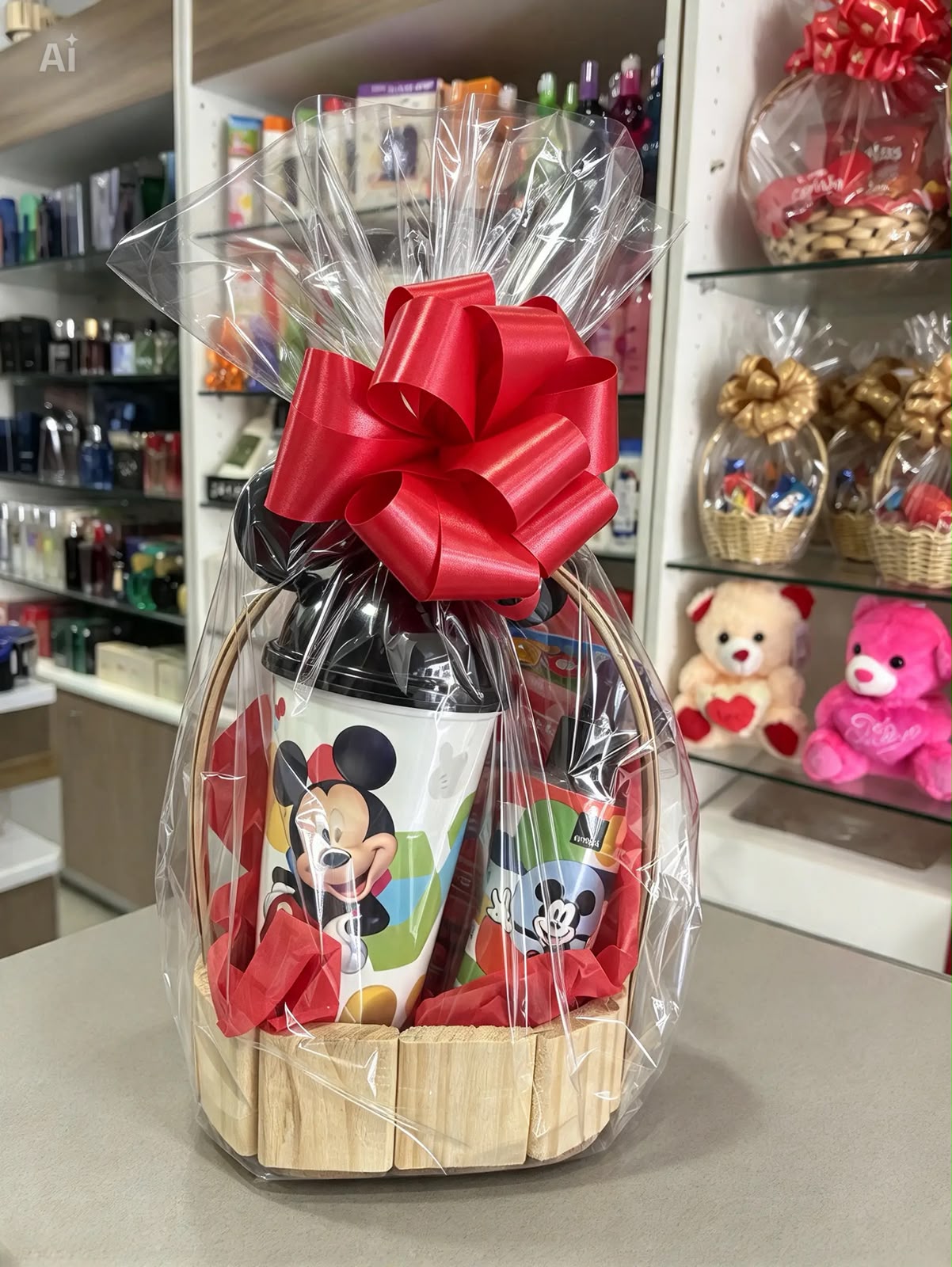 KIT MICKEY COM COPO + PERFUME E AQUAGAME