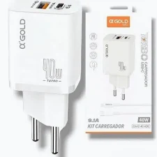 KIT CARREGADOR 9.1 USB/C-IOS 40W CA42-6