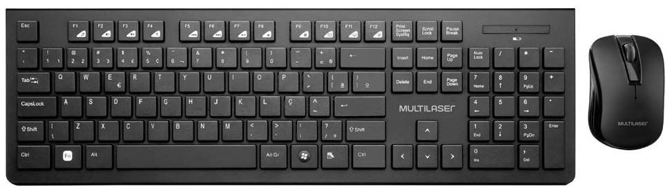 KIT TECLADO E MOUSE USB LOGITECH
