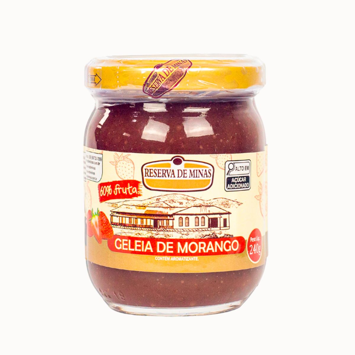 Geleia de Morango ZERO Reserva de MInas 200 g